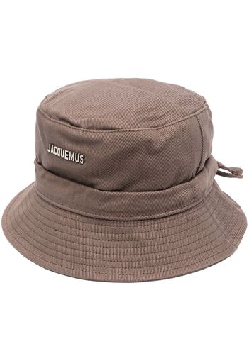 Jacquemus Le Bob Gadjo bucket hat - Marrone