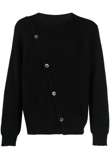 Jacquemus Cardigan asimmetrico - Nero