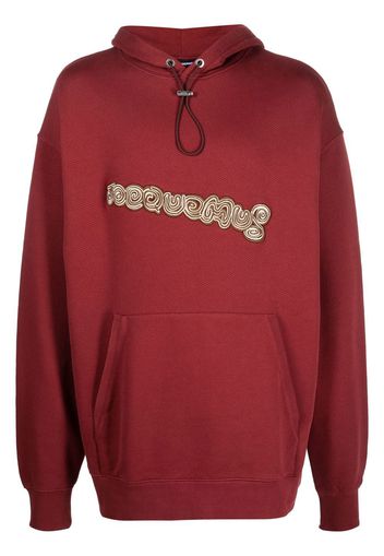 Jacquemus Le sweatshirt Spirale hoodie - Rosso