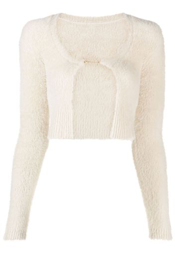 Jacquemus Cardigan crop - Toni neutri