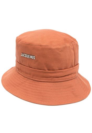 Jacquemus drawstring bucket hat - Marrone