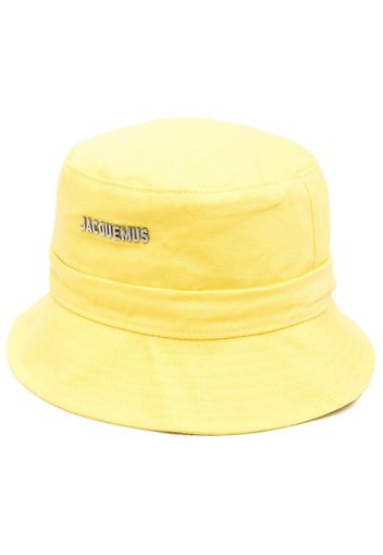 Jacquemus drawstring bucket hat - Giallo