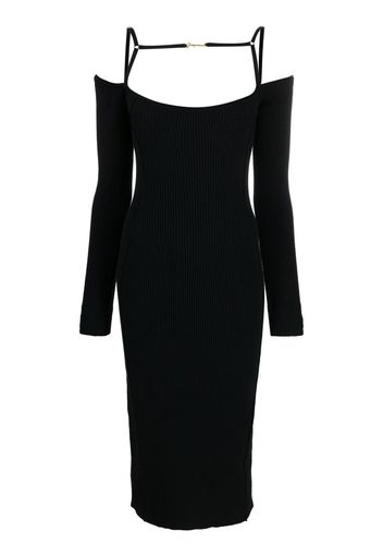 Jacquemus Sierra ribbed-knit dress - Nero