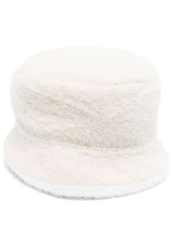 Jacquemus Cappello bucket Le Bob Neve - Toni neutri