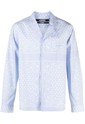 Jacquemus paisley-print cotton shirt - Viola