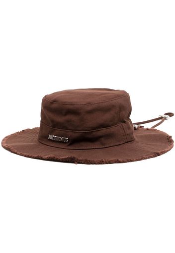 Jacquemus Le bob Artichaut bucket hat - Marrone