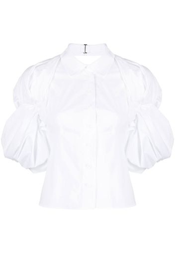 Jacquemus Maraca puff-sleeve shirt - Bianco