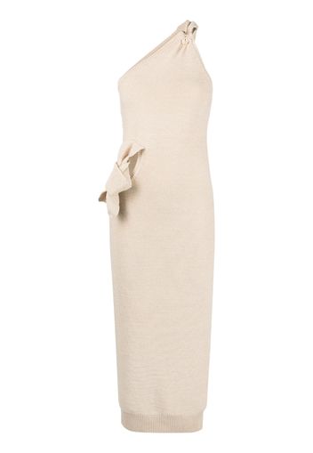 Jacquemus La Robe Maille Noued dress - Toni neutri