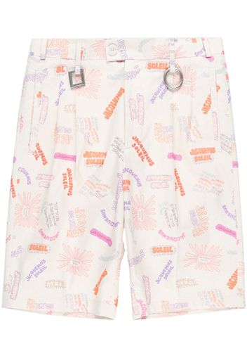 Jacquemus Le Short Rond Carré shorts - PRINT MULTI TAGS