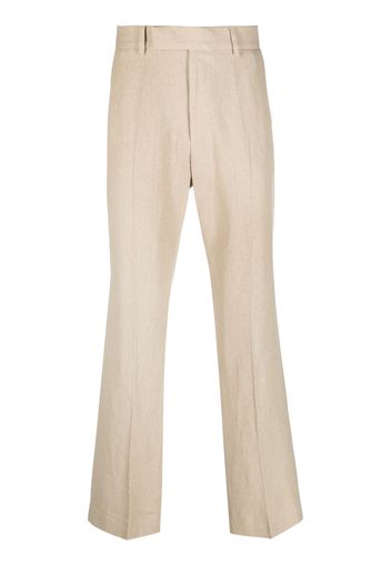 Jacquemus straight-leg linen trousers - Toni neutri