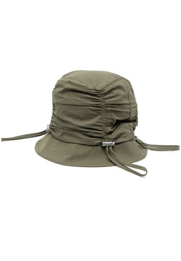 Jacquemus Le bob Lacos bucket hat - Verde