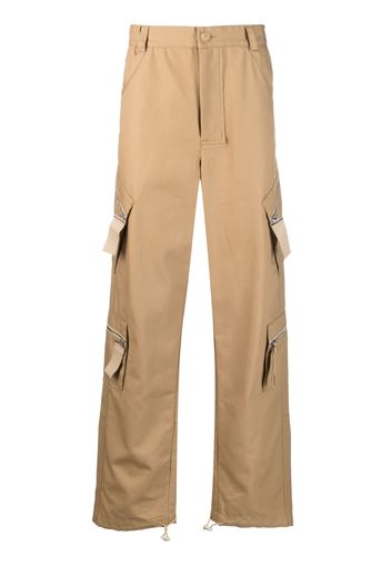 Jacquemus straight-leg cargo trousers - Toni neutri