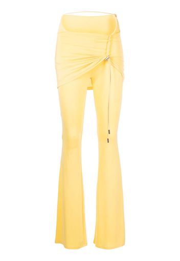 Jacquemus Le Pantalon Espelho skirt trousers - Giallo