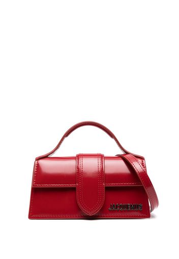 Jacquemus Le Bambino patent-finish crossbody bag - Rosso