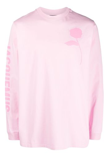 Jacquemus T-shirt a maniche lunghe Le T-shirt Ciceri - Rosa