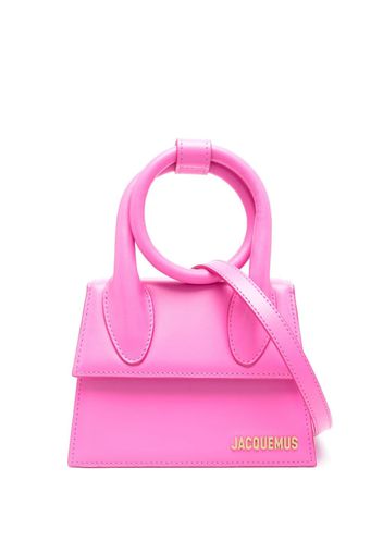 Jacquemus Le Chiquito Noeud coiled bag - Rosa