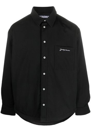 Jacquemus La Chemise Boulanger shirt jacket - Nero