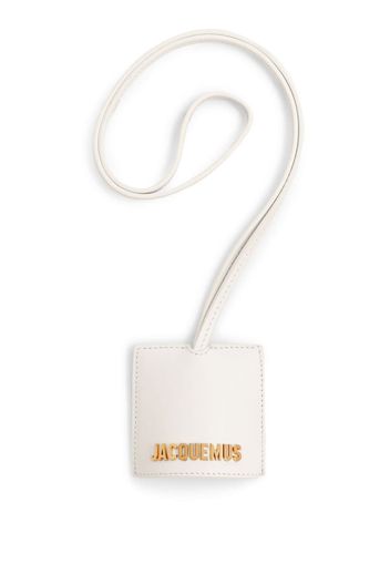 Jacquemus Le porte clés Bagage keychain - Bianco