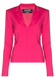 Jacquemus JACQUEMUS LA VESTE OBIOU FITTED LPL SLIT - Rosa