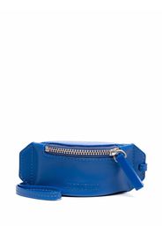 Jacquemus keyring zip wallet - Blu