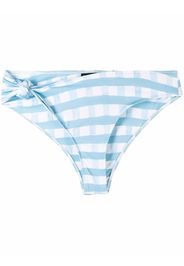 Jacquemus Slip bikini a quadri - Blu