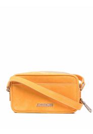 Jacquemus logo-plaque detail shoulder bag - Arancione