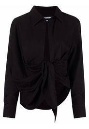 Jacquemus Le Bahia long-sleeve shirt - Nero