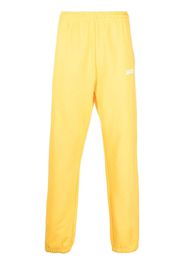 Jacquemus organic cotton logo-print track pants - Giallo