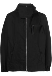 Jacquemus embroidered-logo zip-fastening jacket - Nero