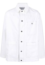 Jacquemus organic cotton denim jacket - Bianco