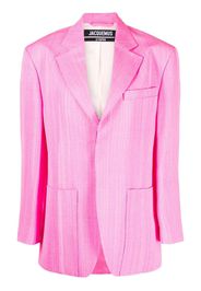 Jacquemus single-breasted blazer - Rosa