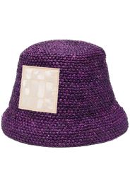 Jacquemus Le Bob Ficiu bucket hat - Viola