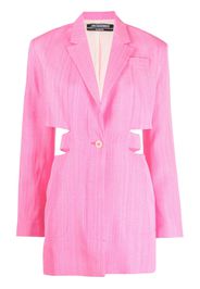 Jacquemus Bari blazer-style minidress - Rosa