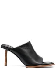 Jacquemus Les Mules Rond Carré leather mules - Nero