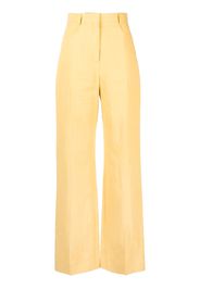 Jacquemus high-waisted flared trousers - Giallo