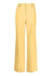 Jacquemus stitched pleated trousers - Giallo