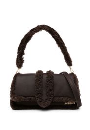 Jacquemus Le Bambidou shearling shoulder bag - Marrone