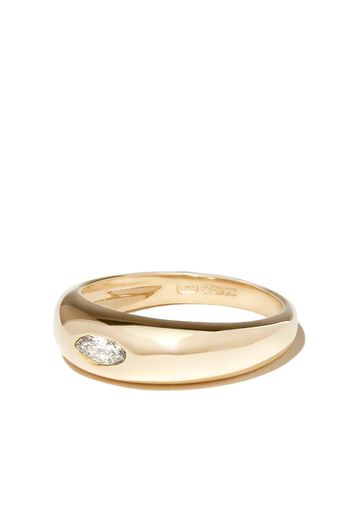 Jacquie Aiche JA 14K YG SMOOTH DOME MARQUISE DIA RNG - Oro