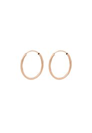 14kt rose gold hoop earrings