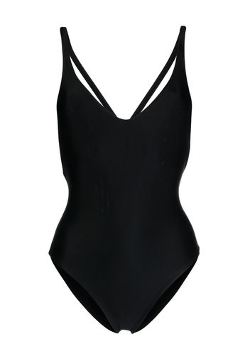 JADE Swim Mila cross-strap swimsuit - Nero