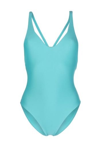 JADE Swim Mila cross-strap swimsuit - Blu