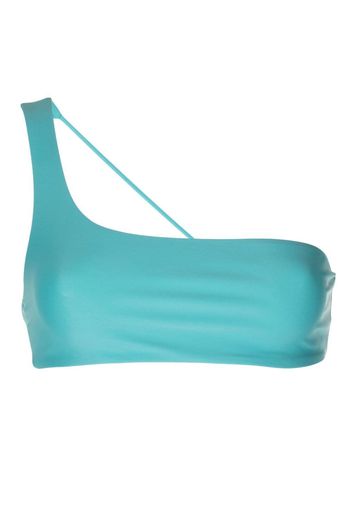 JADE Swim asymmetric bikini top - Blu