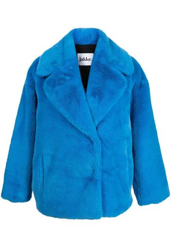 Jakke Rita faux fur coat - Blu