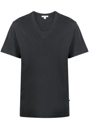 James Perse T-shirt con scollo a V - Grigio