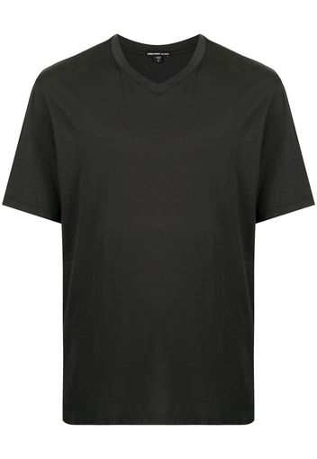 James Perse T-shirt con scollo a V - Grigio