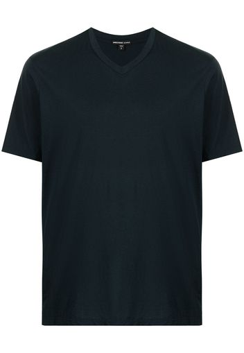 James Perse T-shirt con scollo a V - Blu