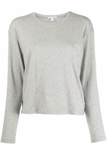 James Perse T-shirt a maniche lunghe - Grigio