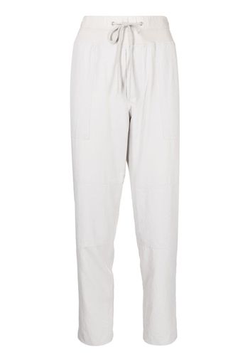 James Perse high-waisted drawstring track pants - Toni neutri