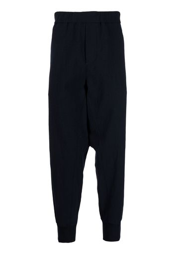 James Perse drop-crotch stretch trousers - Blu