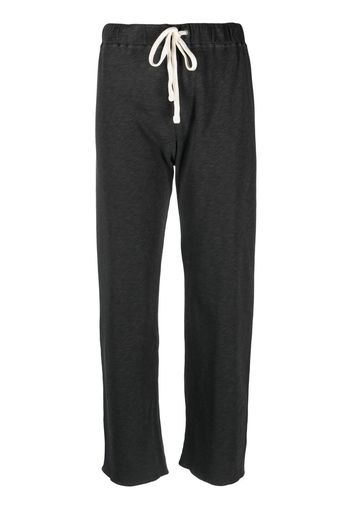 James Perse cropped jersey track pants - Grigio